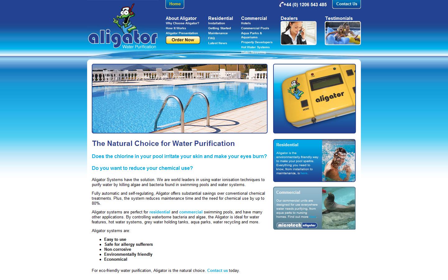 Aligator Systems Ltd Website
