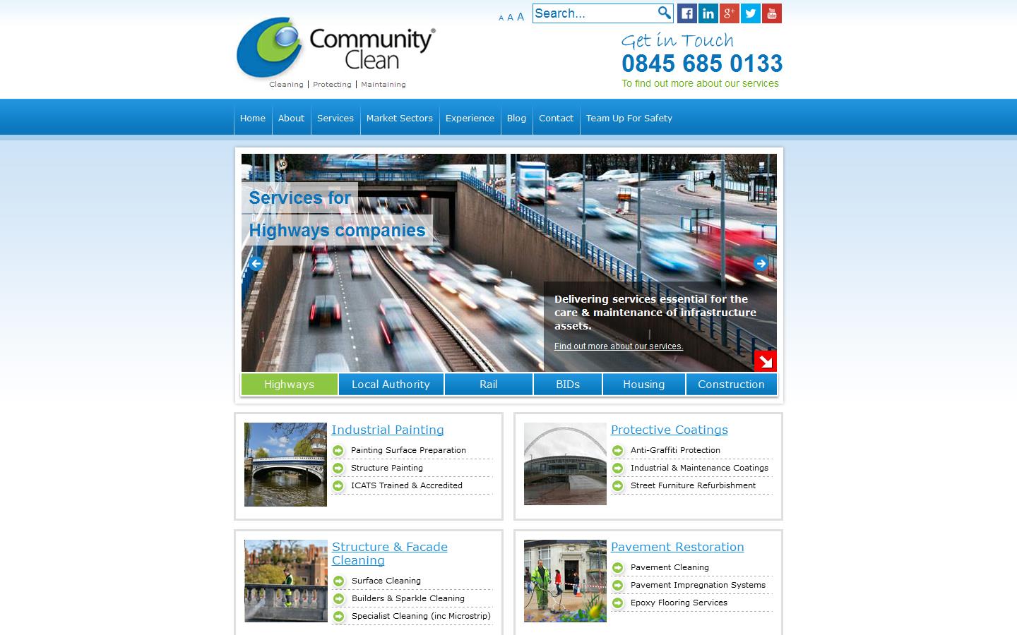 Community Clean Website