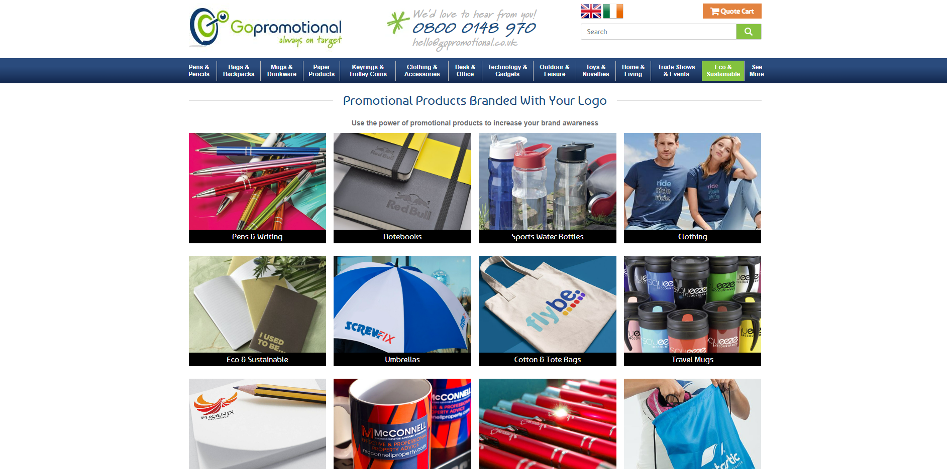 GoPromotional Website