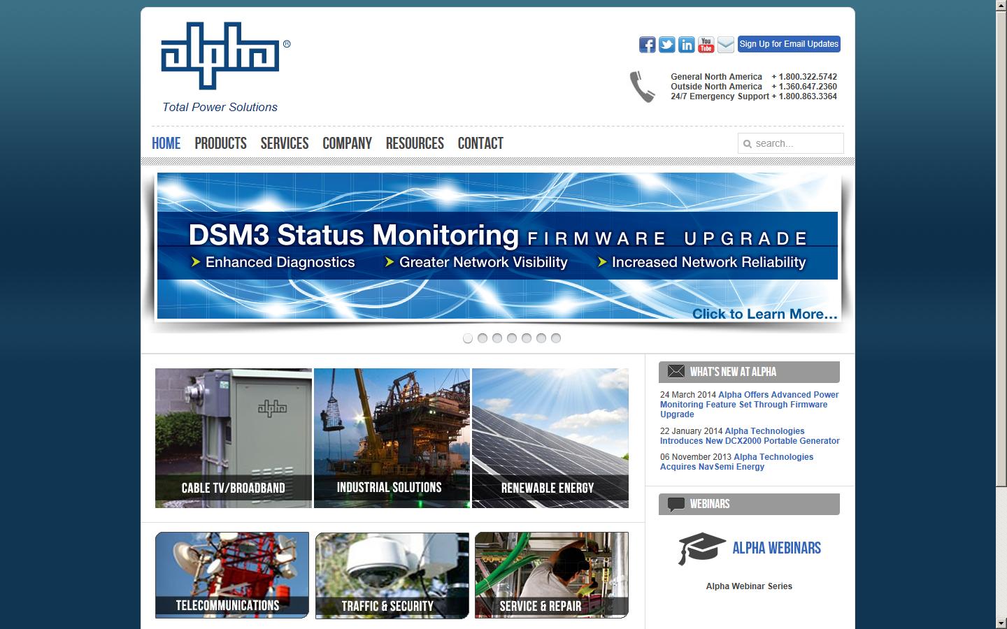 Alpha Technologies Inc Website