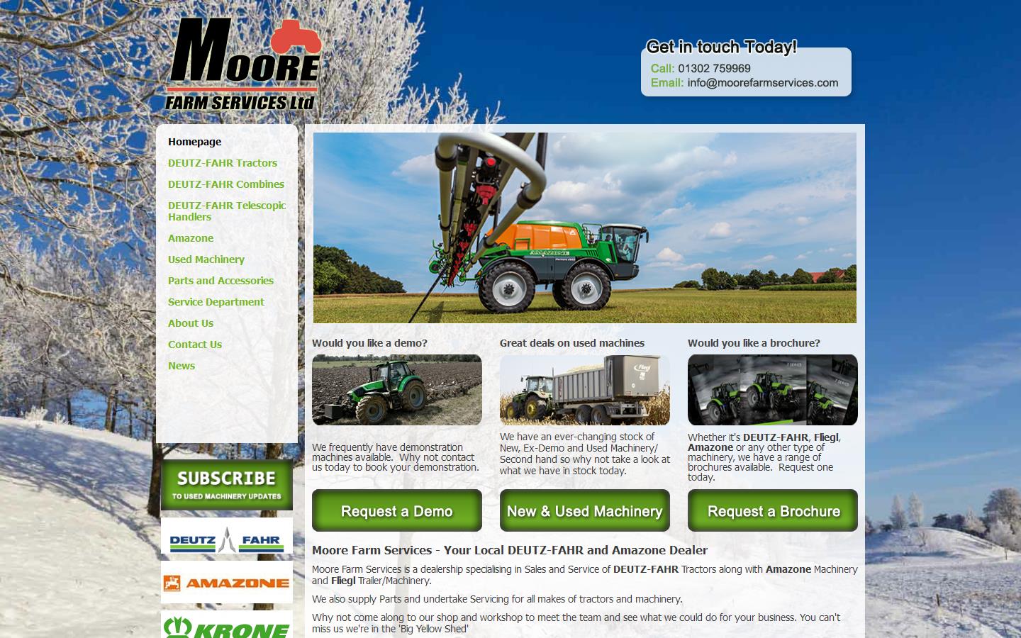 Moore Farm Services Website