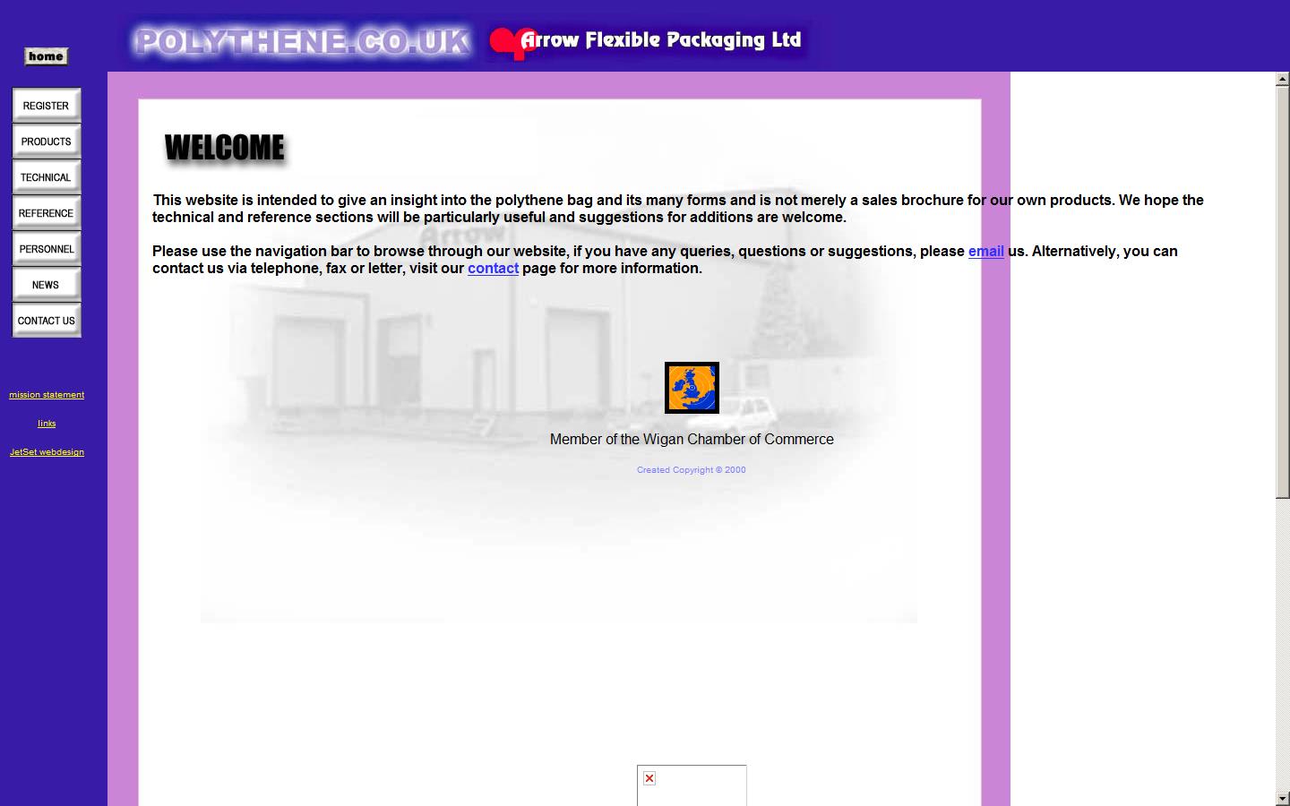 Arrow Flexible Packaging Website