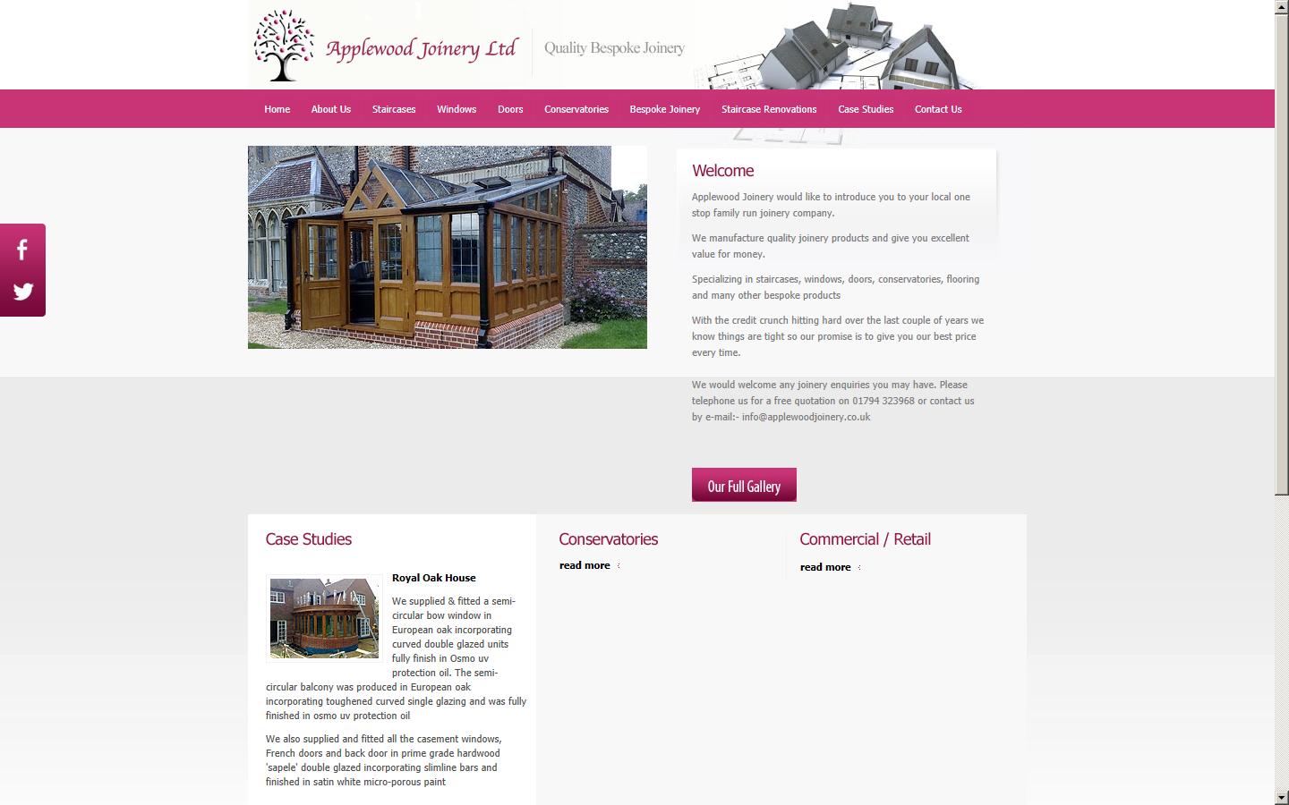 Applewood Joinery Ltd Website