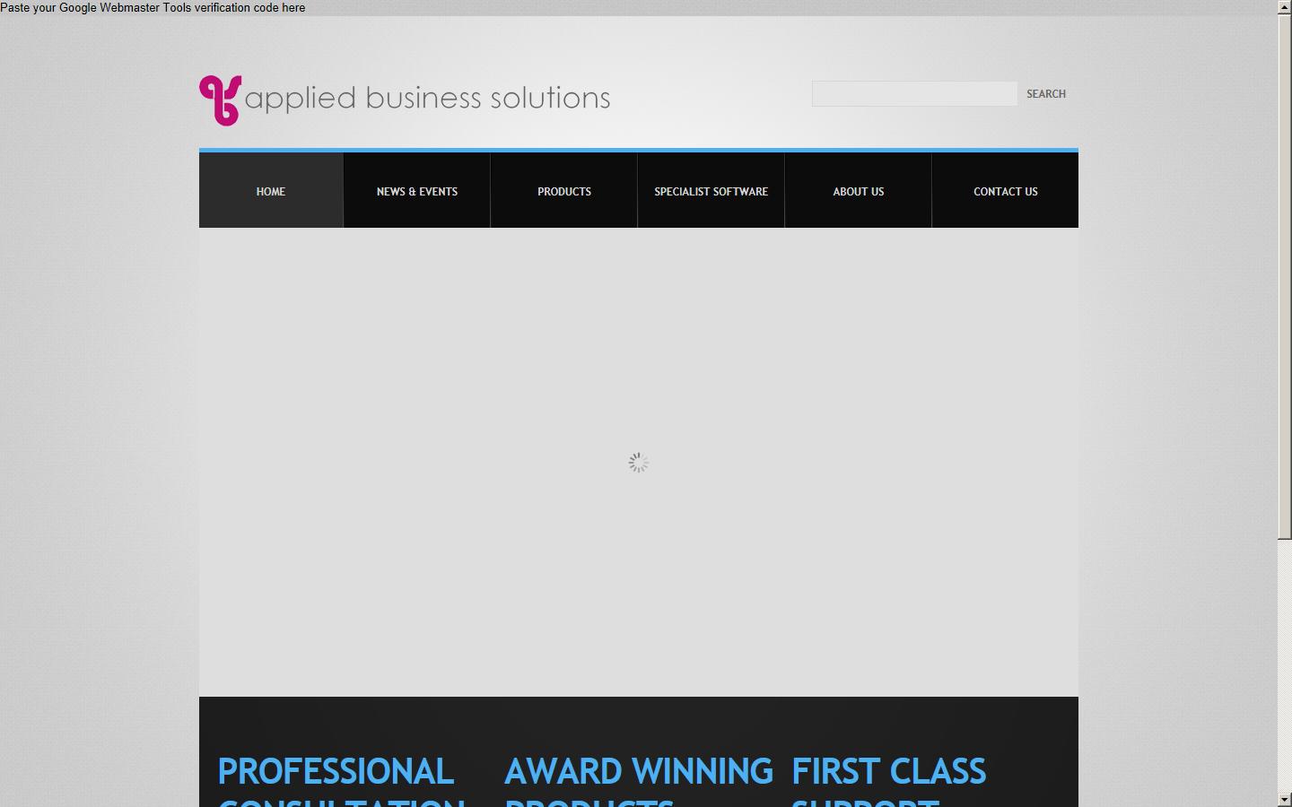 Applied Business Solutions Uk Ltd. Website