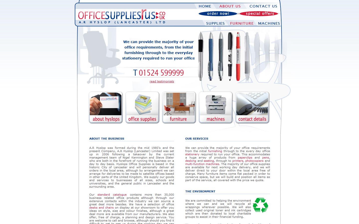 A.R Hyslop Ltd Website
