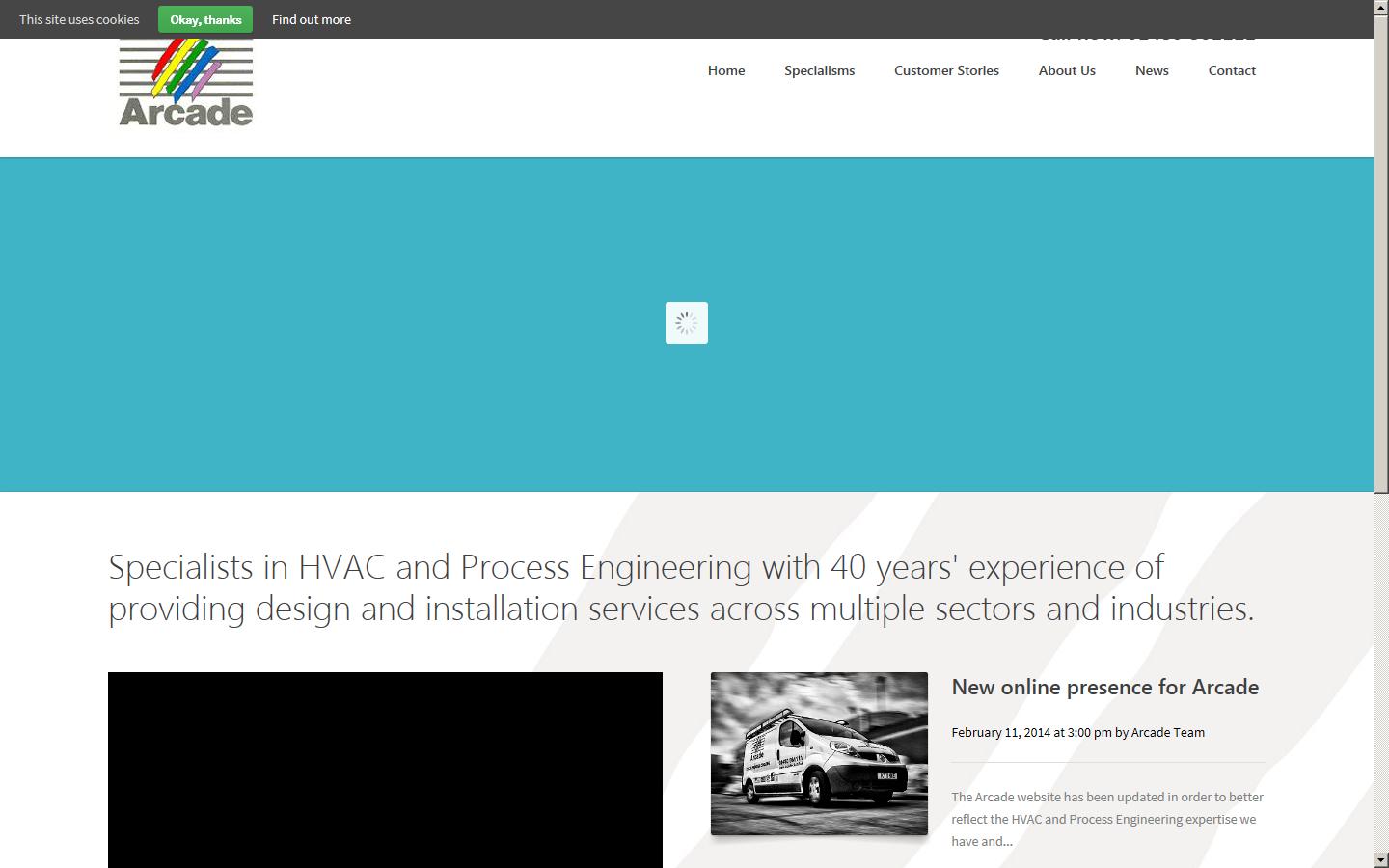Arcade UK Ltd Website