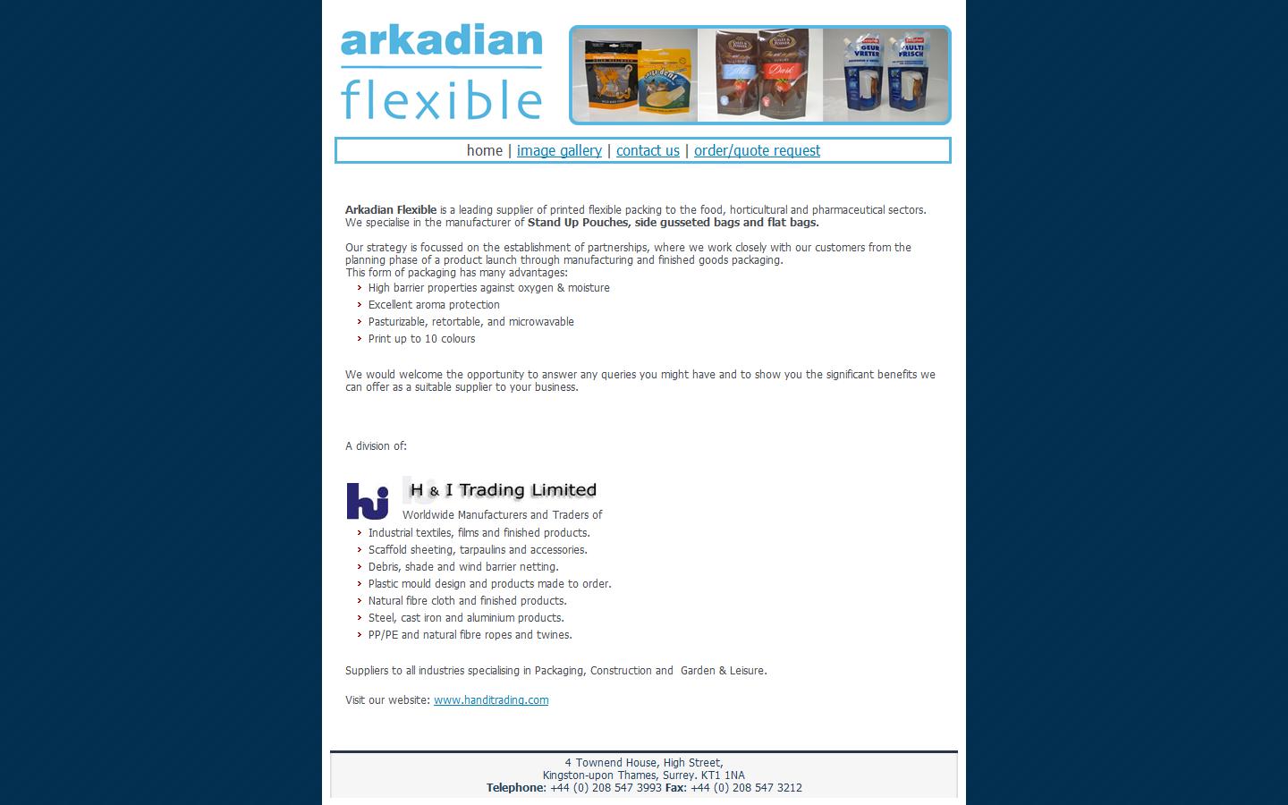 Arkadian Flexible - Kingston upon Thames Website
