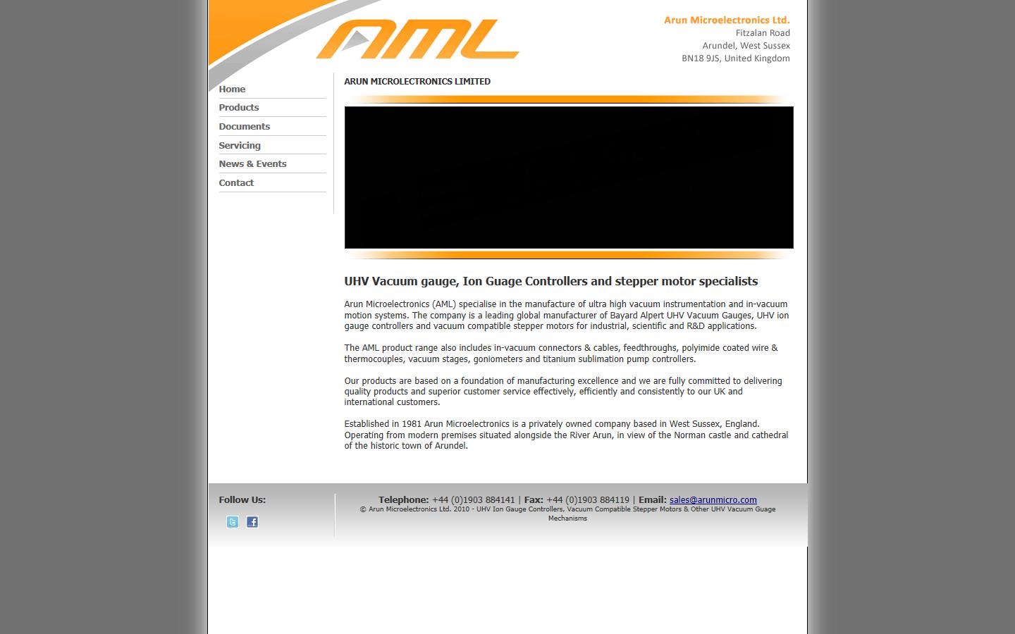 Arun Microelectronics Ltd Website