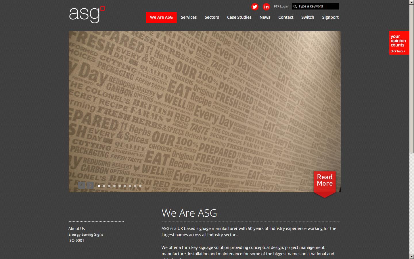 ASG (Essex) Ltd - Basildon Website
