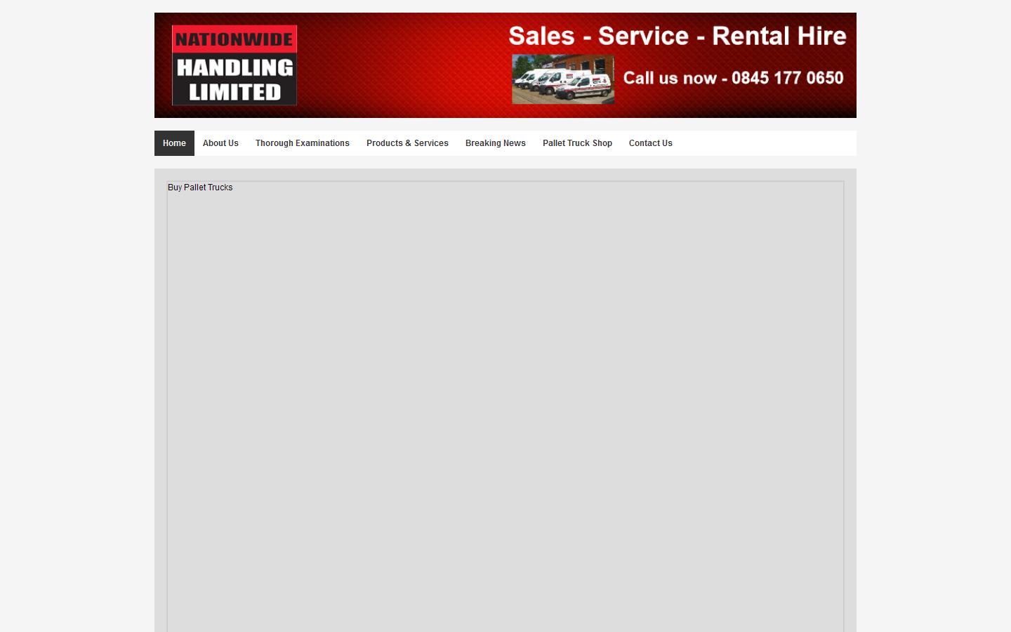 Nationwide Handling Ltd Website