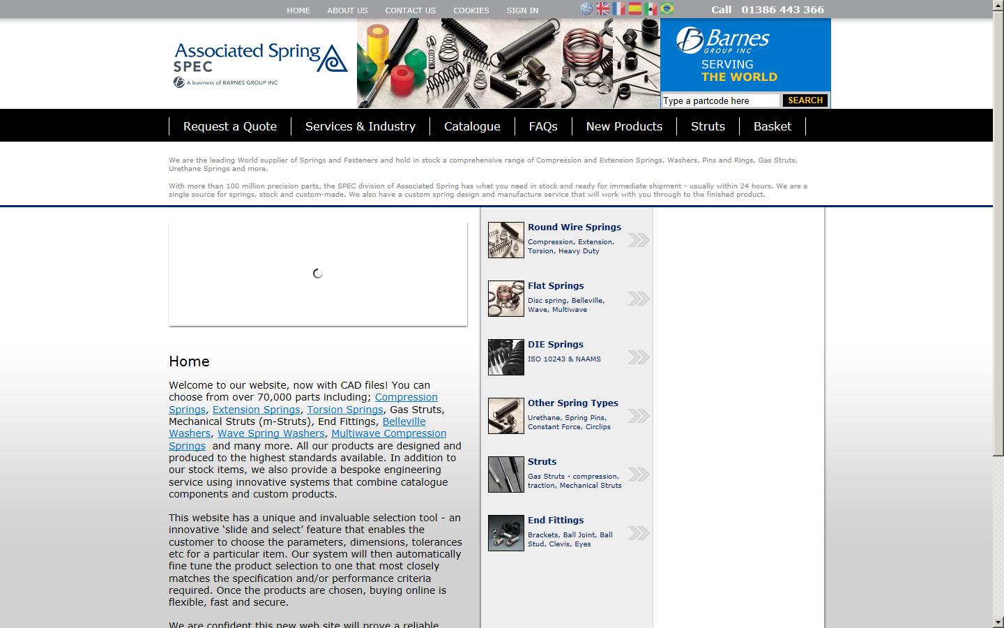 Associated Spring Raymond Ltd Website