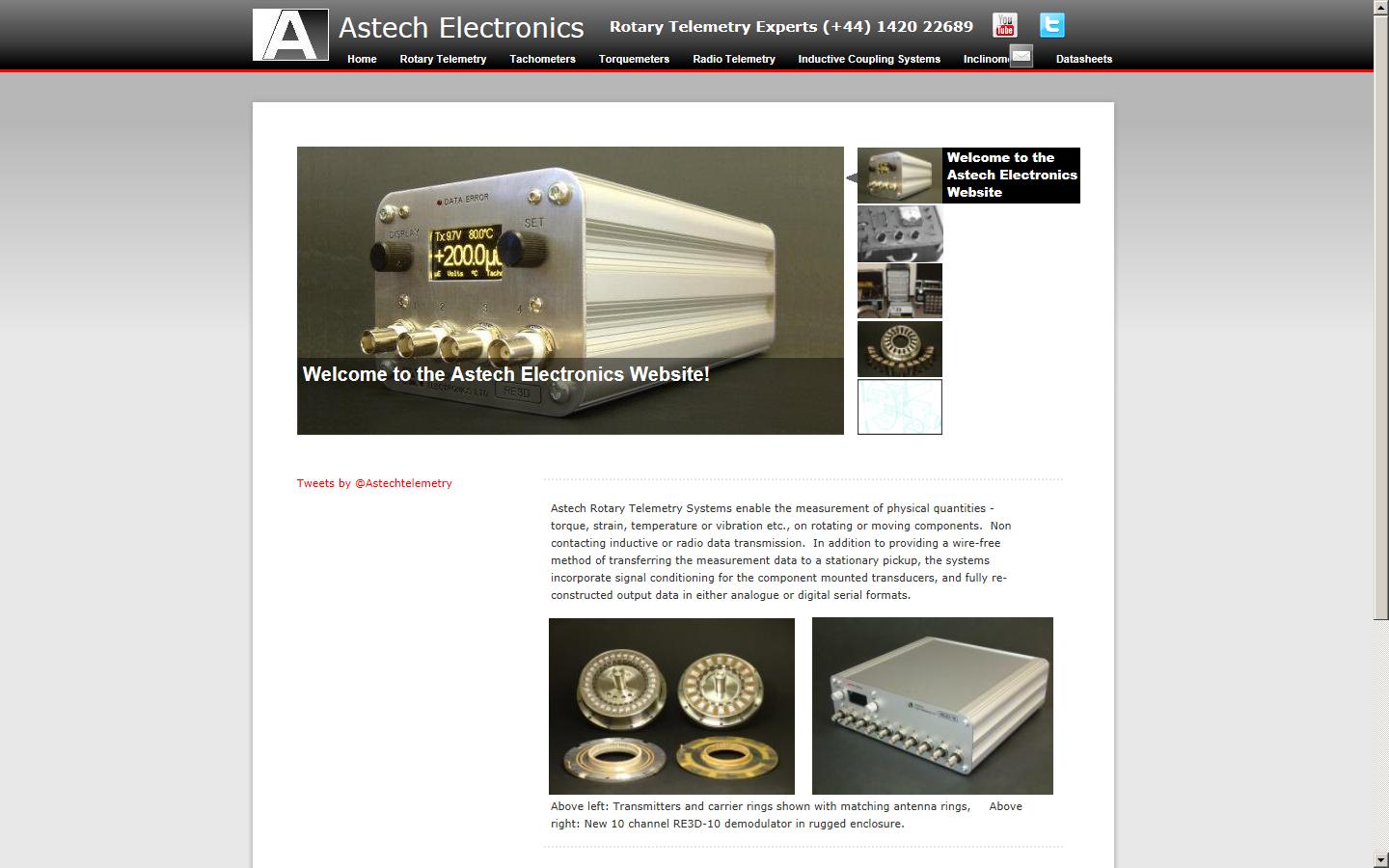 Astech Electronics Ltd Website
