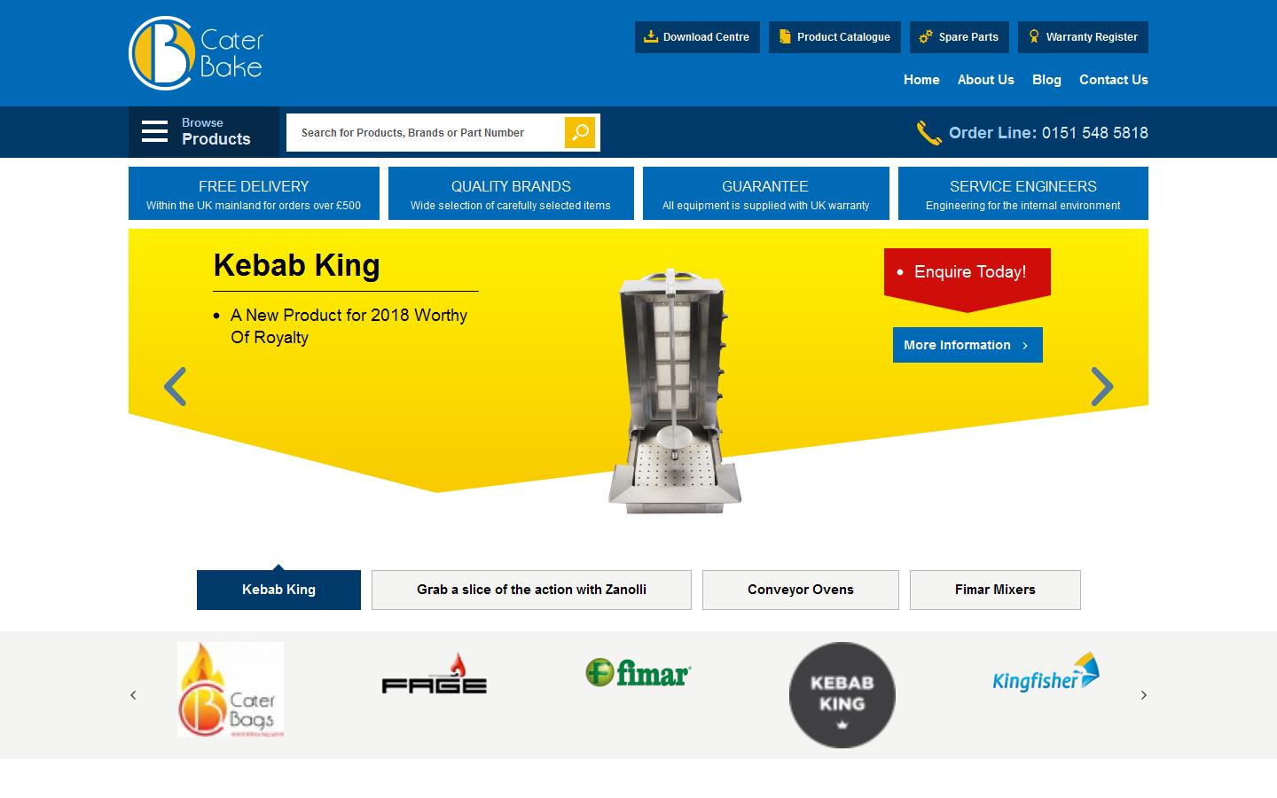 Cater Bake UK Website