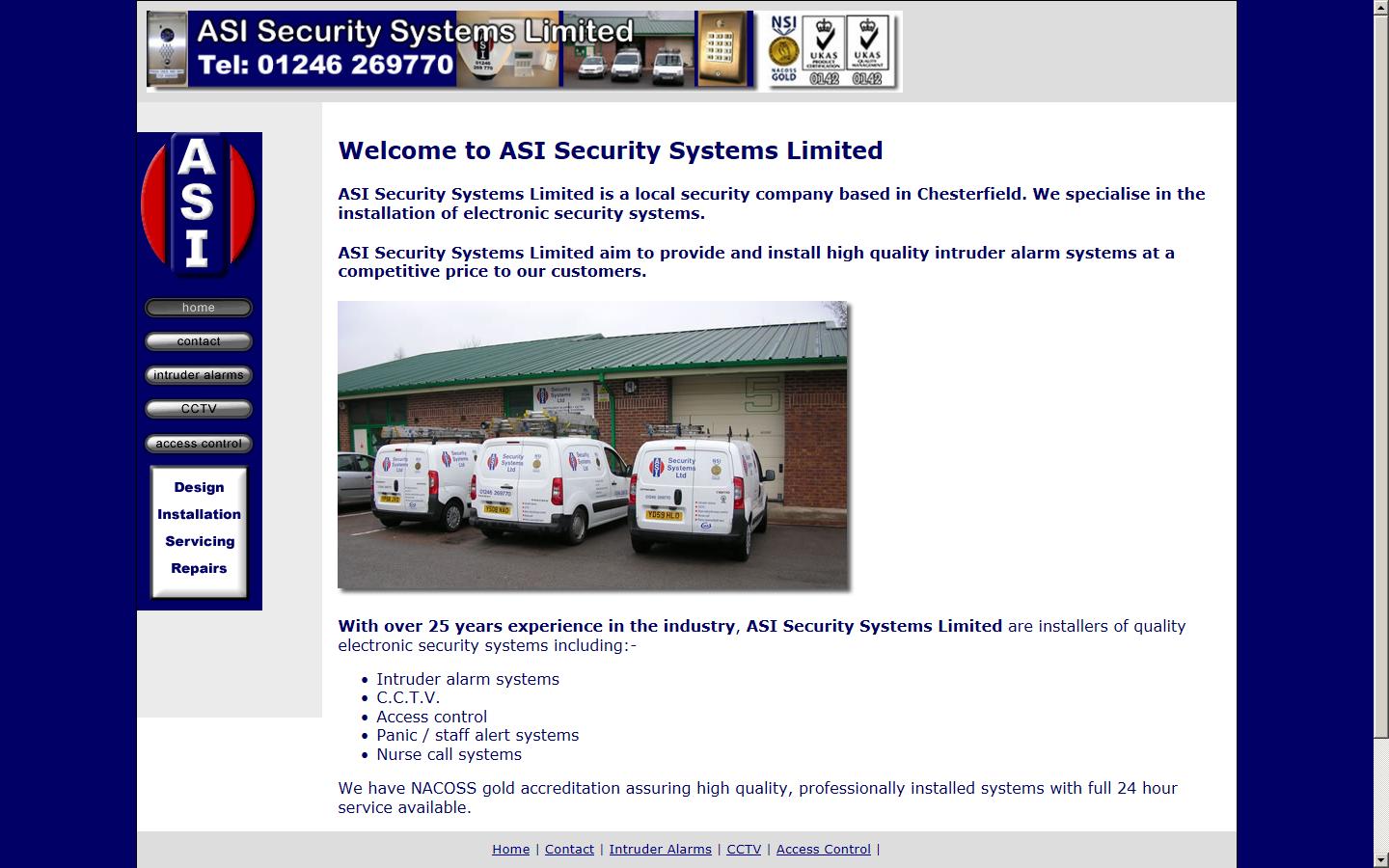 ASI Security Systems Ltd Website