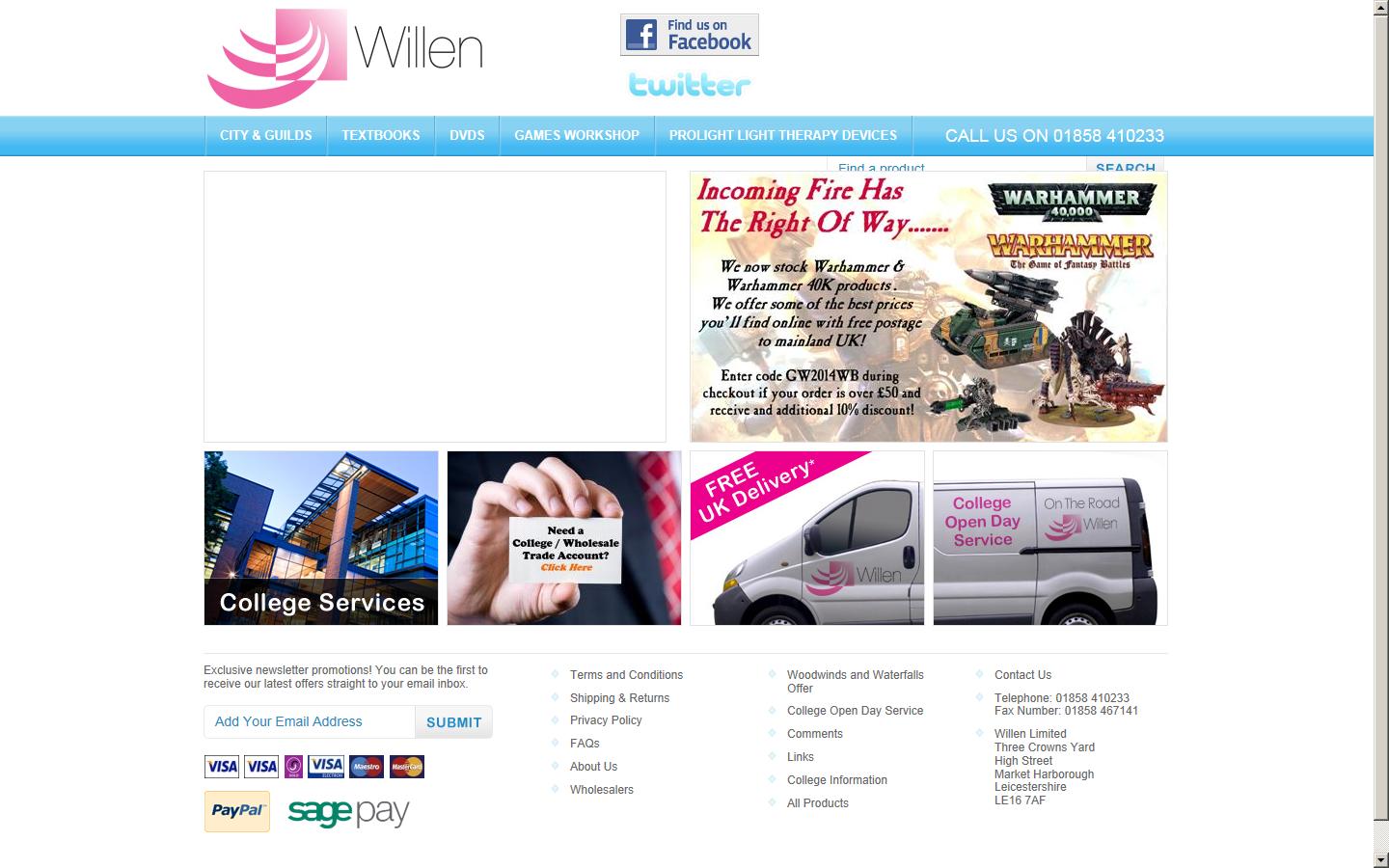 Willen Ltd Website