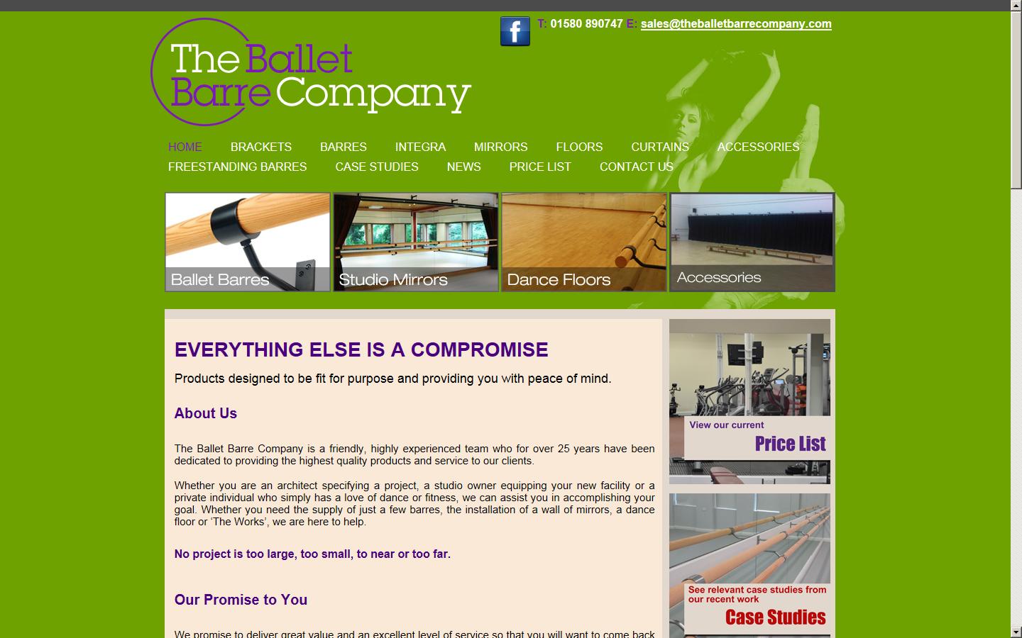 The Ballet Barre Company Website