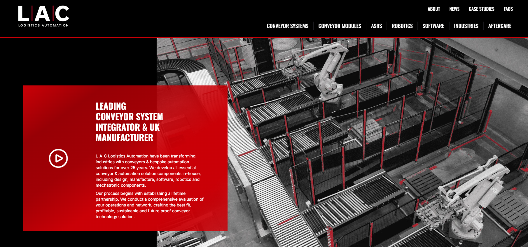 LAC Conveyors & Automation Website