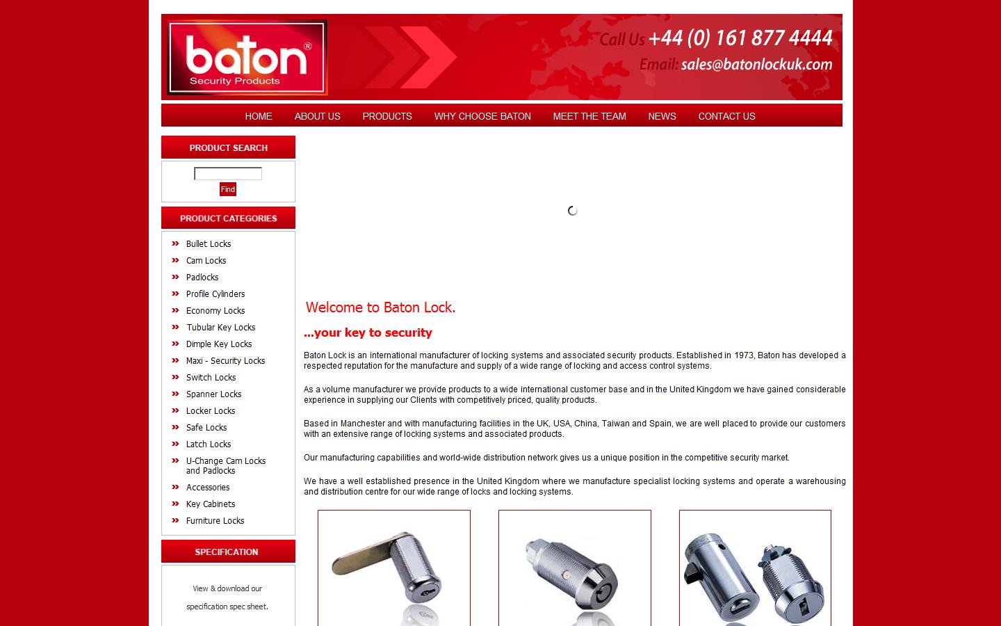 Baton Lock Ltd Website