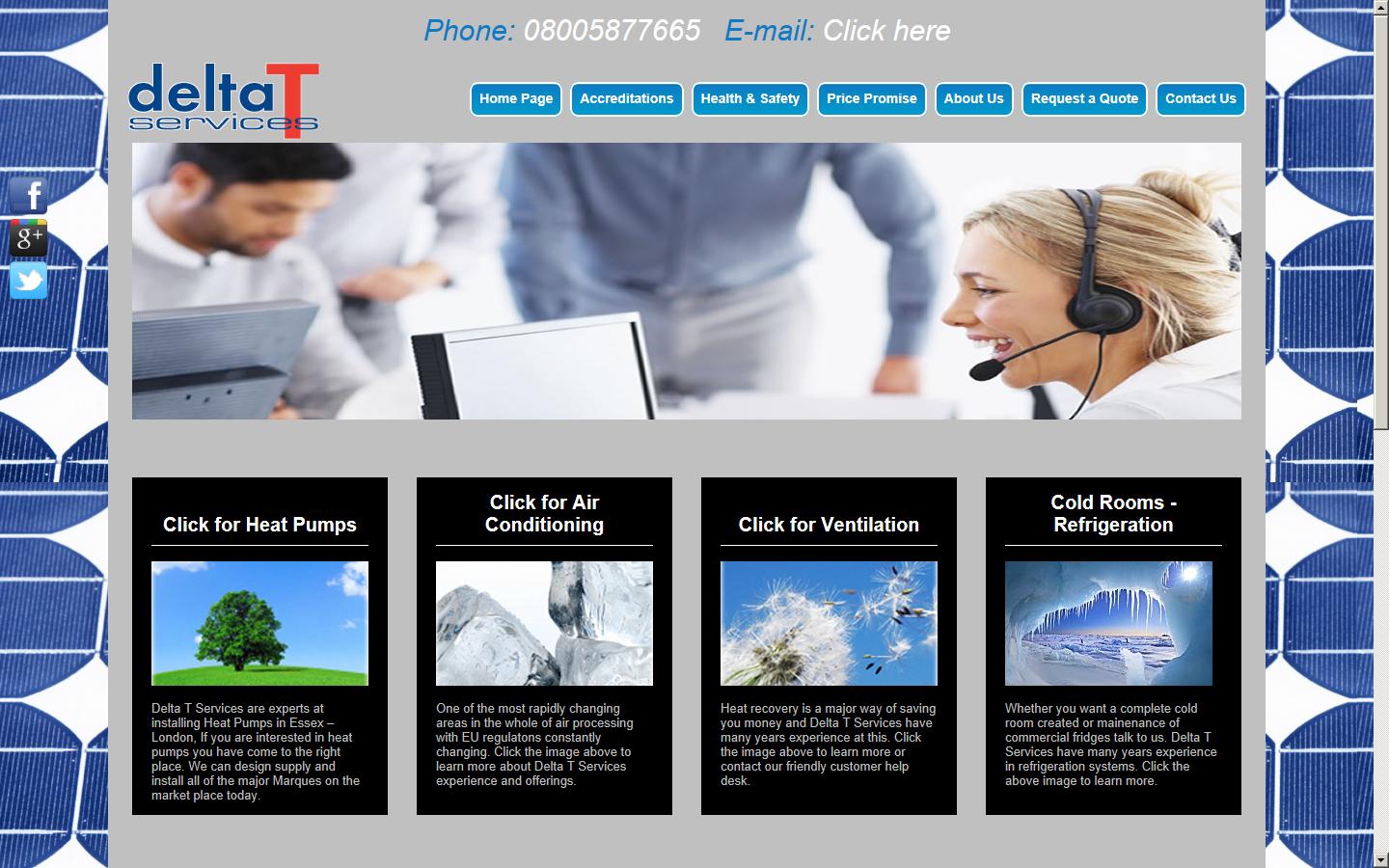 Delta T Renewables Website