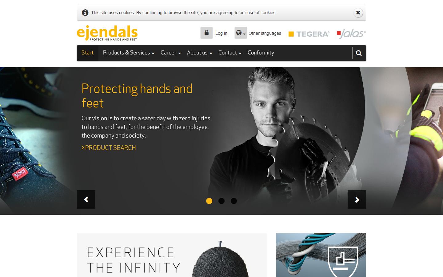 Ejendals AB Website