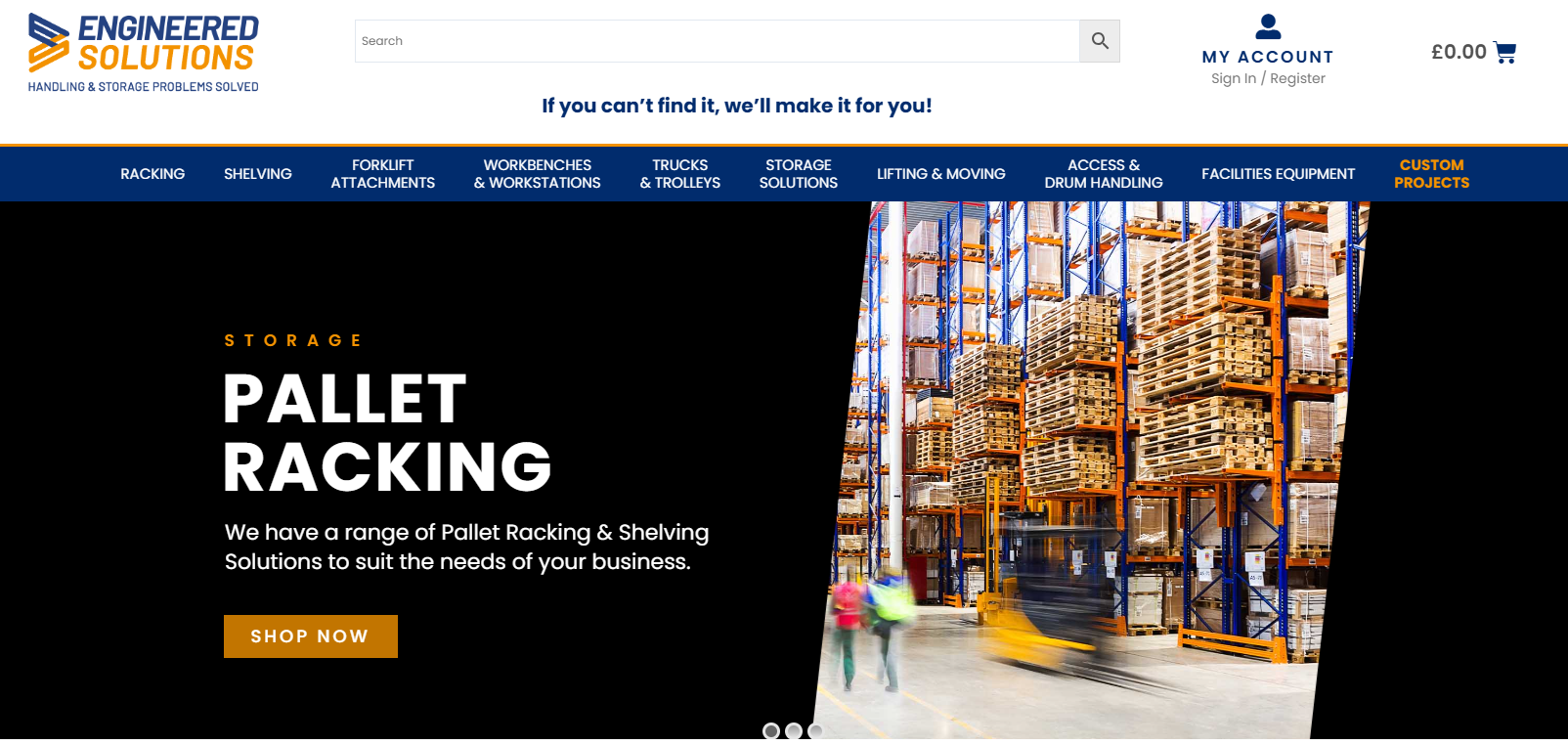 Engineered Solutions Projects Ltd Website