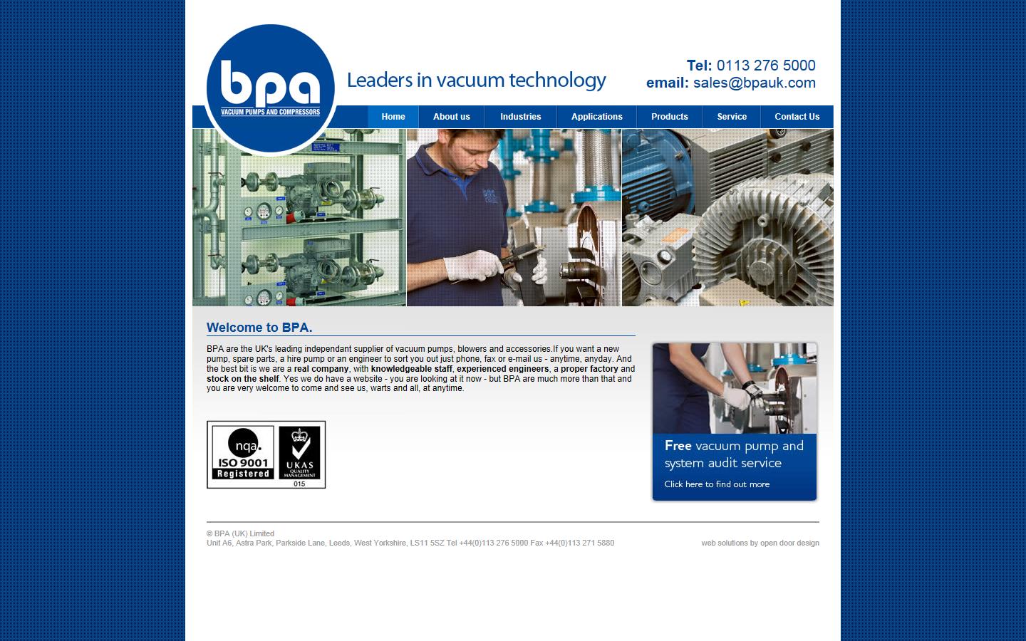 BPA (UK) Ltd Website