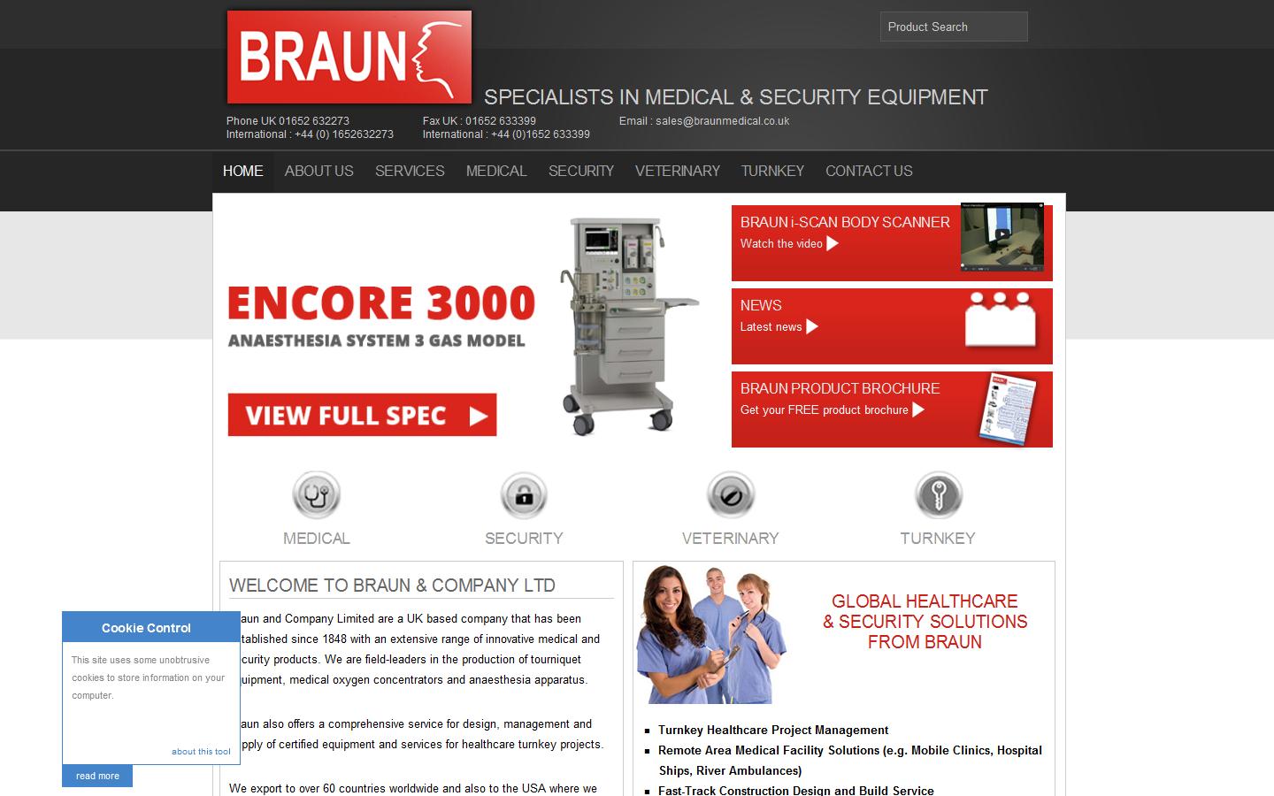 Braun & Company Ltd Website