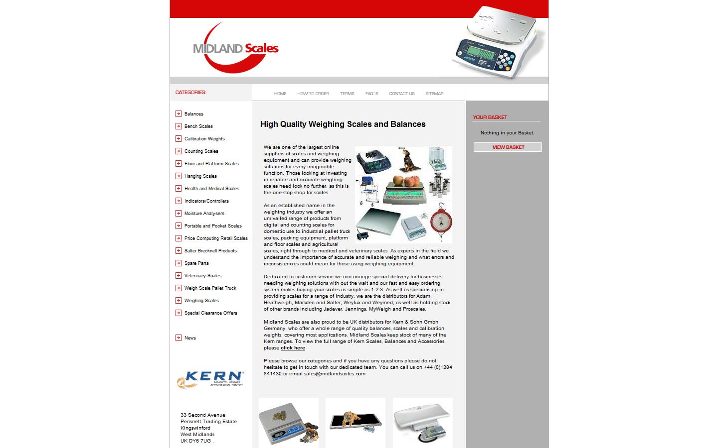 Midland Scales Ltd Website