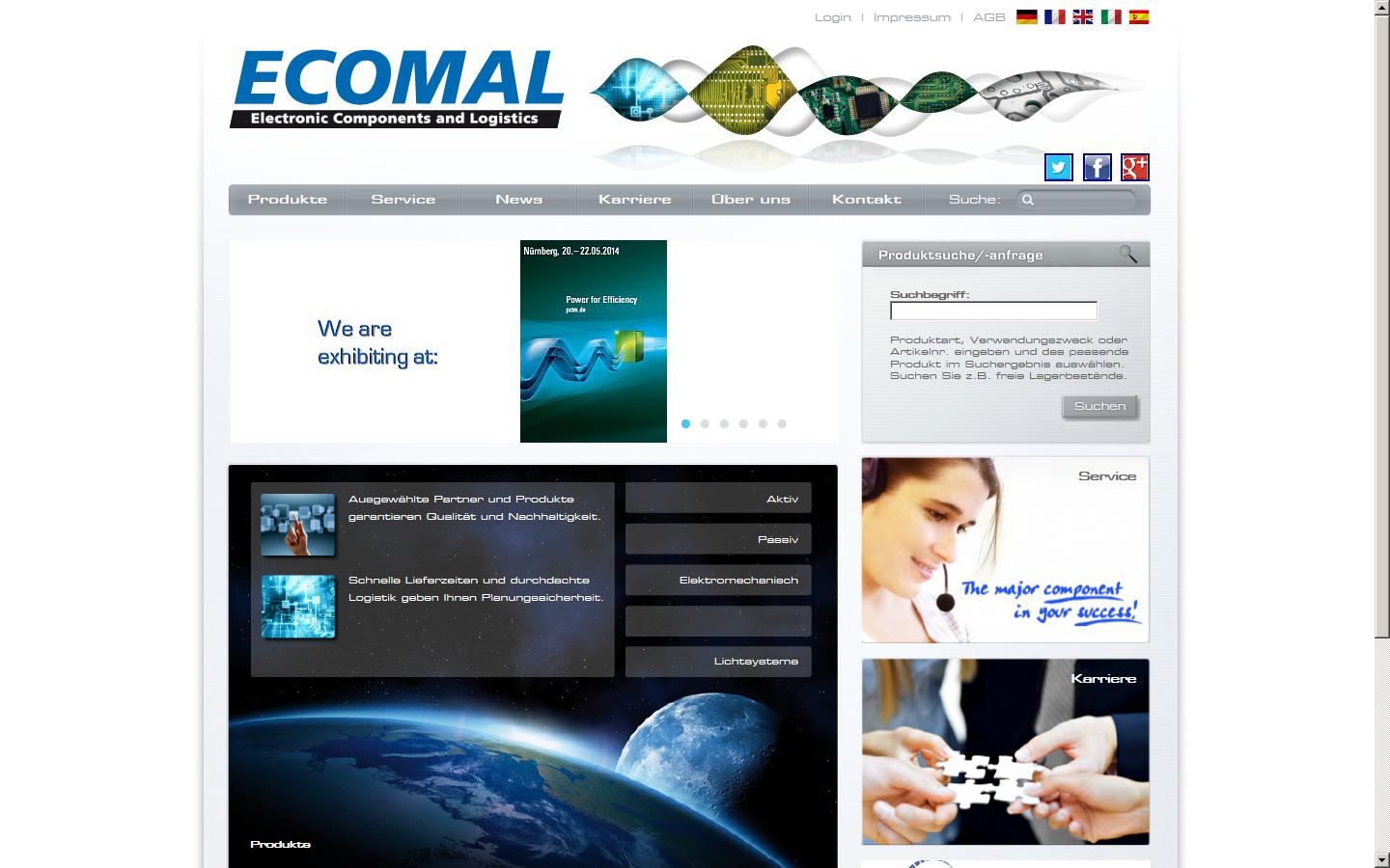 ECOMAL UK Ltd Website