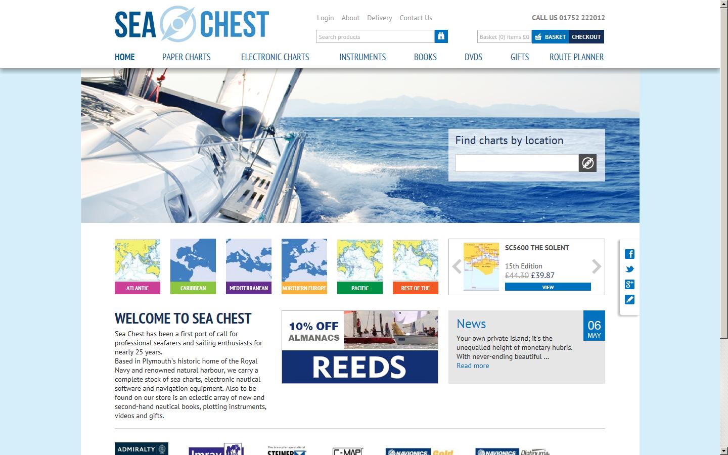 Sea Chest Nautical Bookshop Website