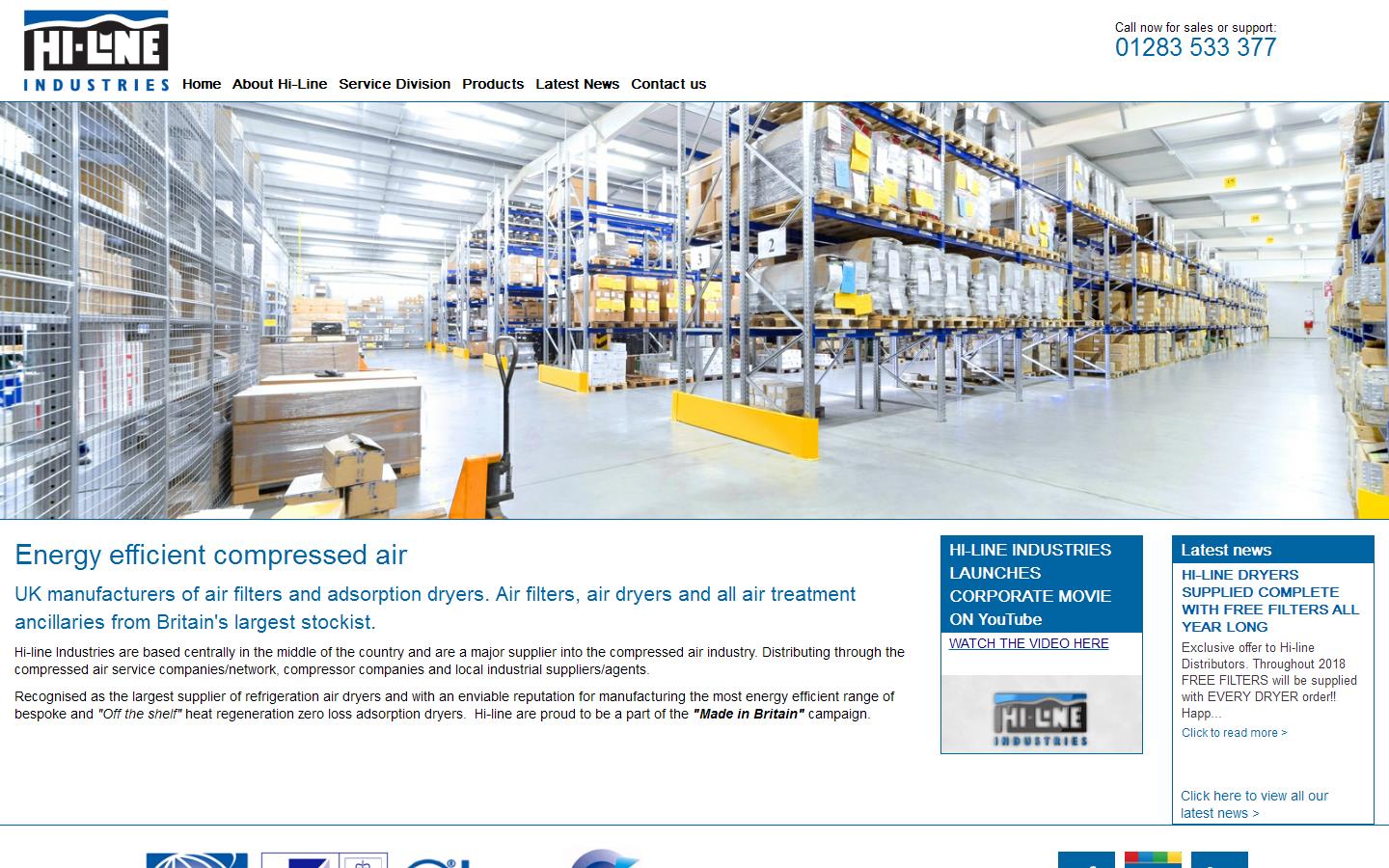 Hi-line Industries Website
