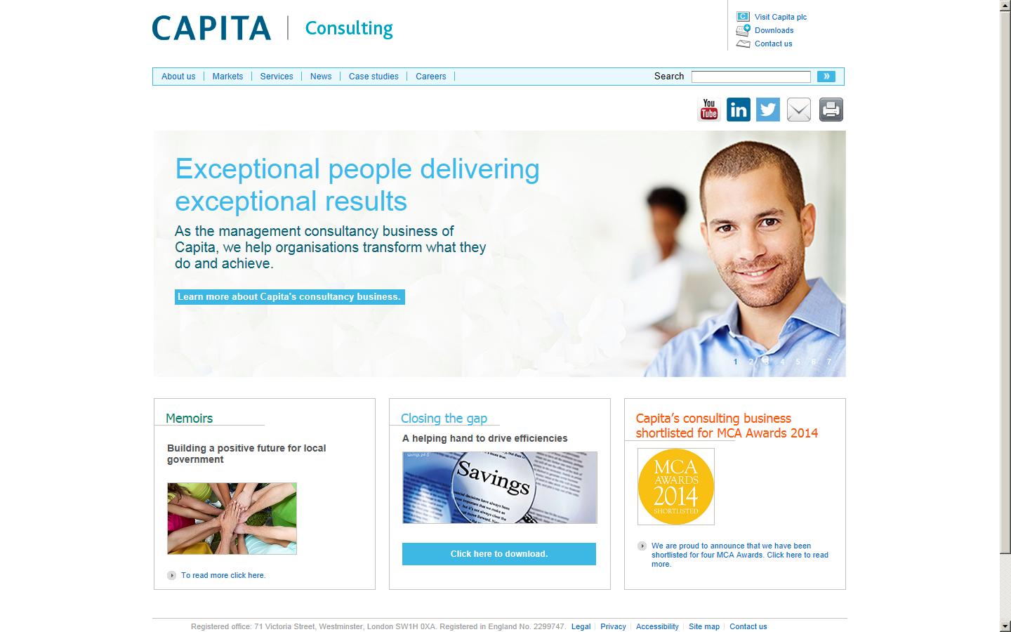 Capita Consulting Website