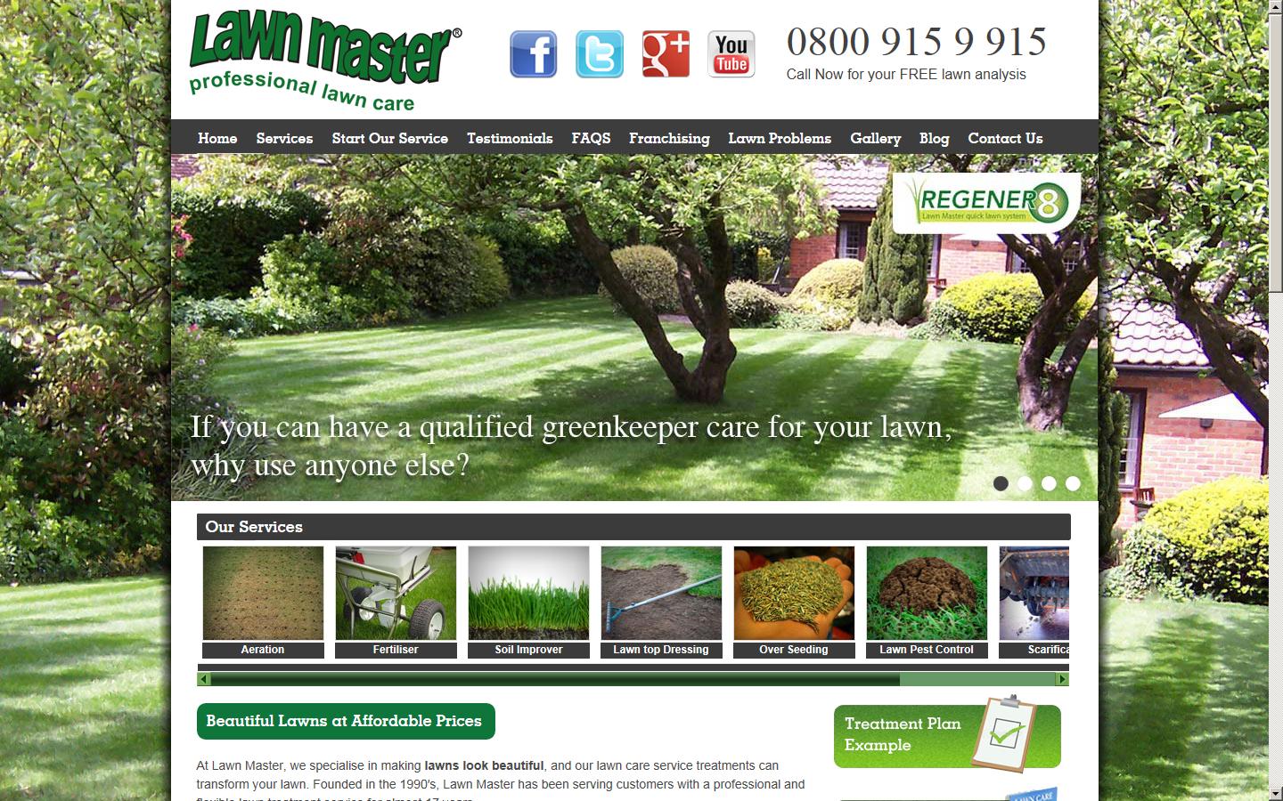 Lawn Master Website
