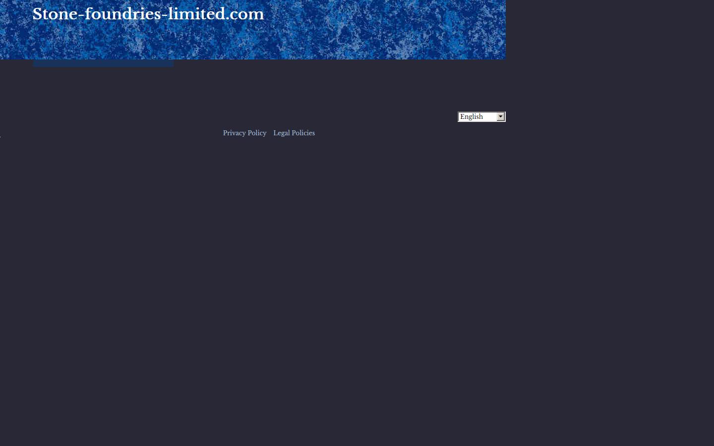 Stone Foundries Ltd Website