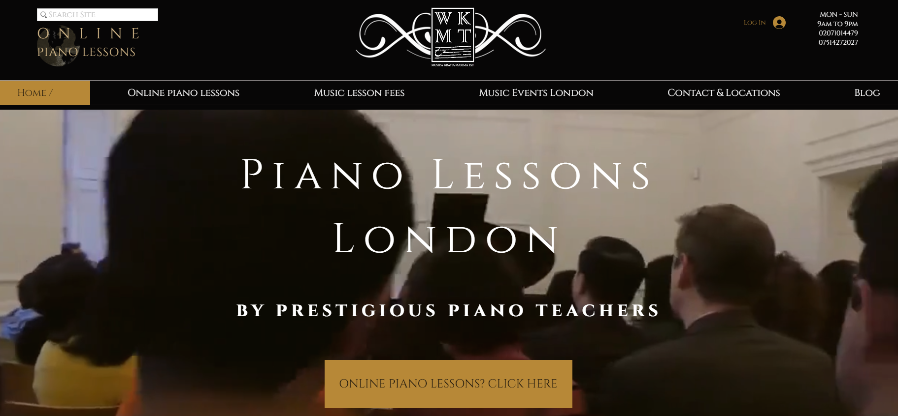 Piano Lessons London by WKMT Website