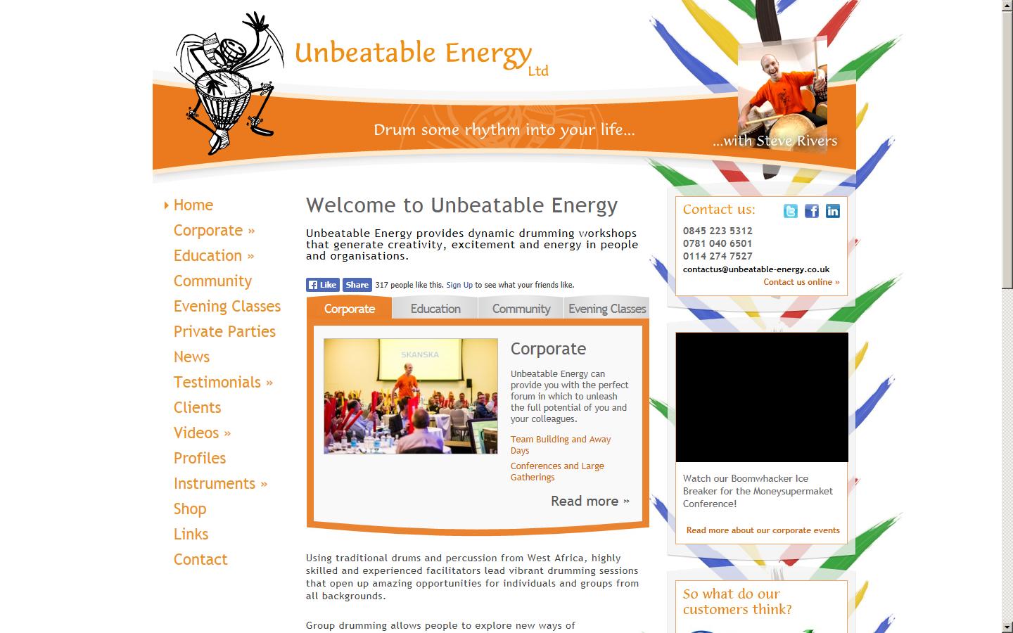 Unbeatable Energy Ltd Website