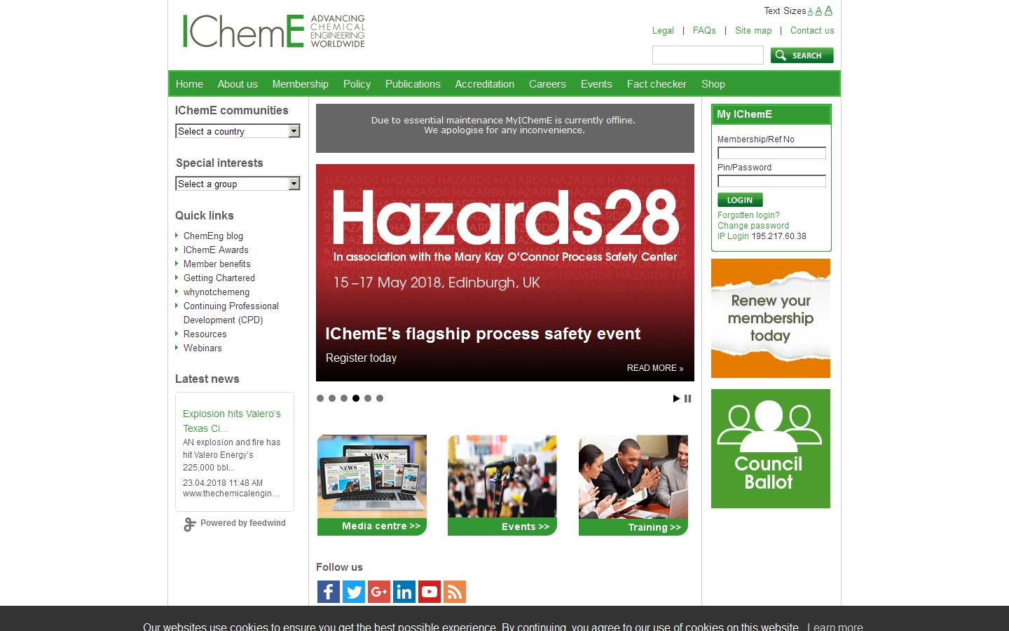 Icheme Website