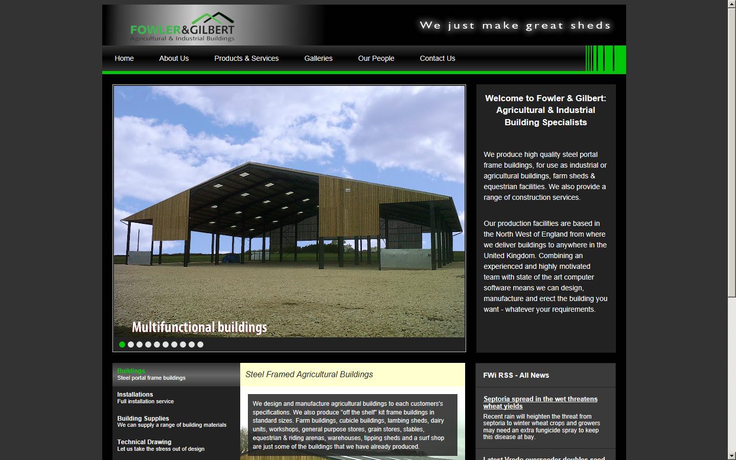 Fowler & Gilbert Ltd Website