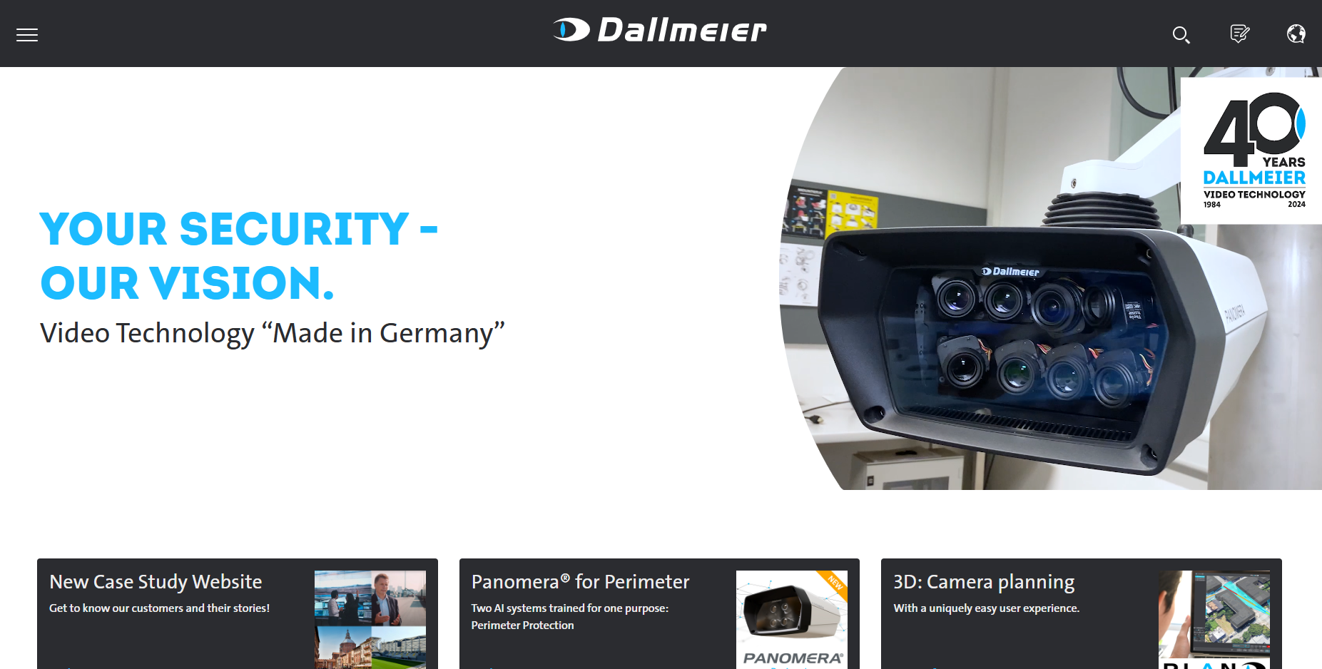 Dallmeier Electronic UK Ltd Website