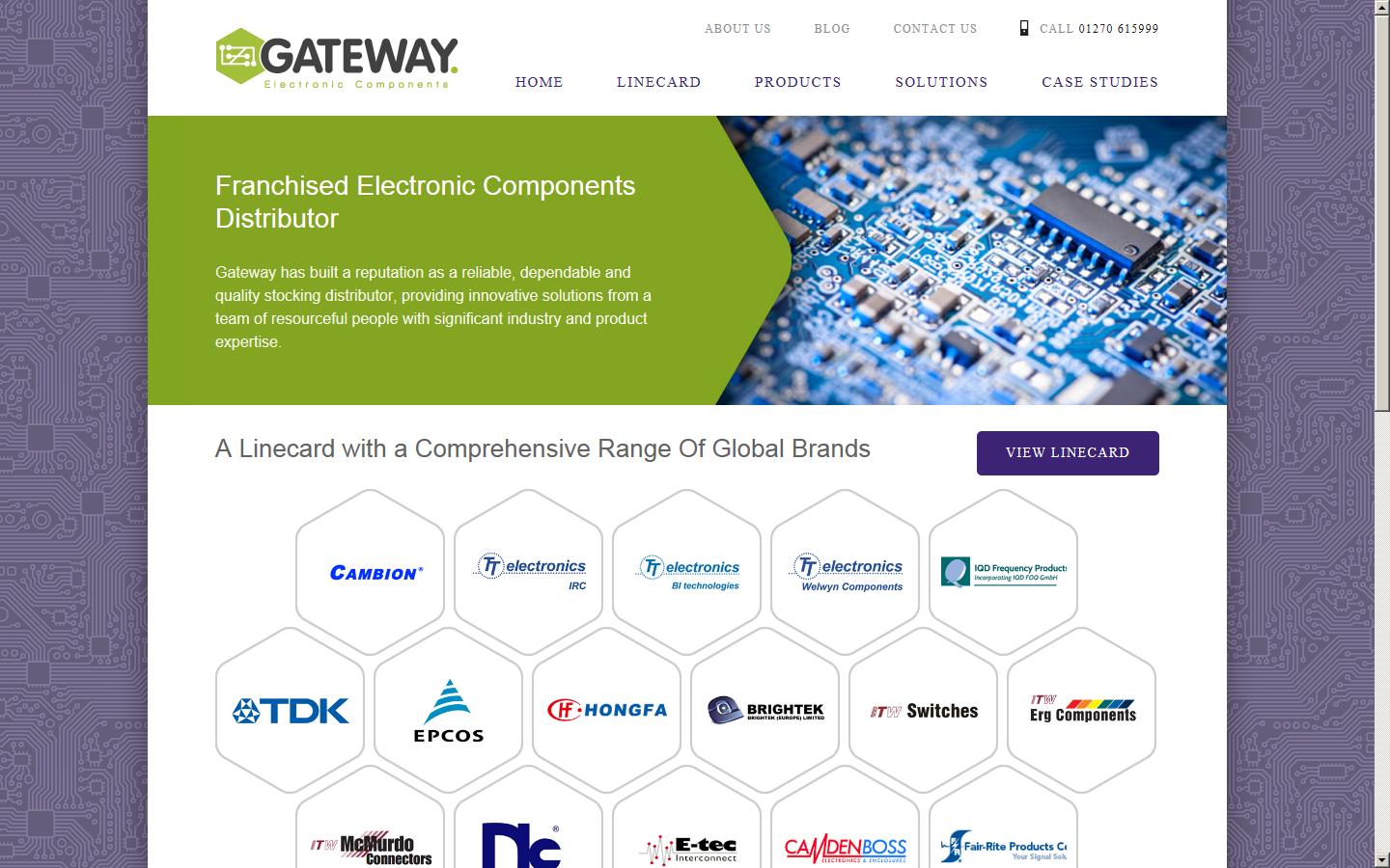 Gateway Electronic Components Ltd Website