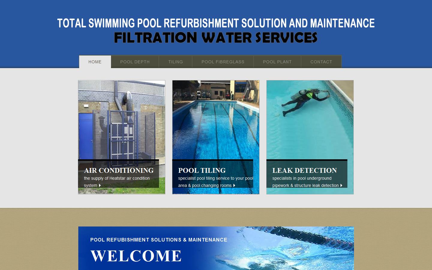 Filtration Water Services Website