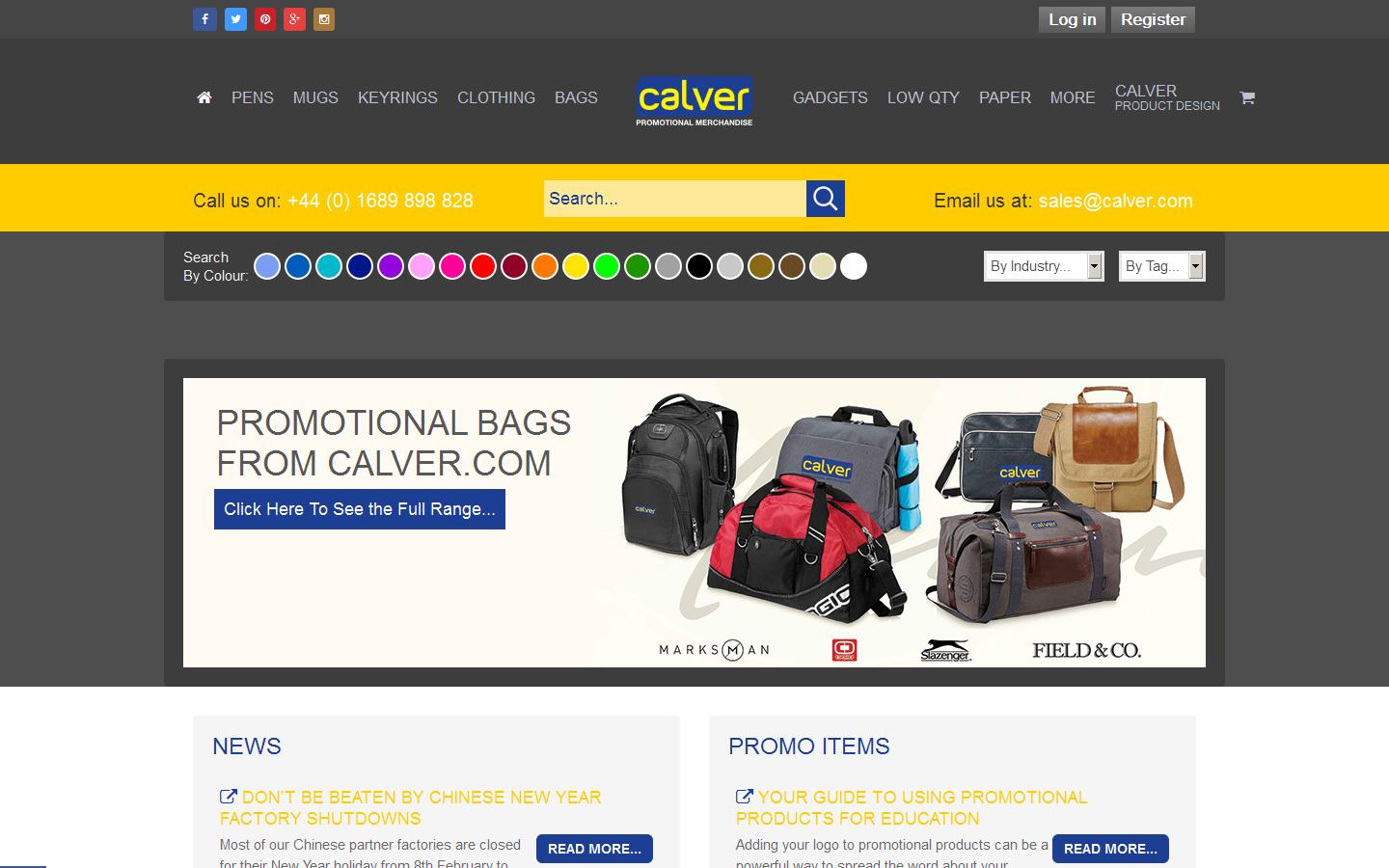 Calver Ltd Website