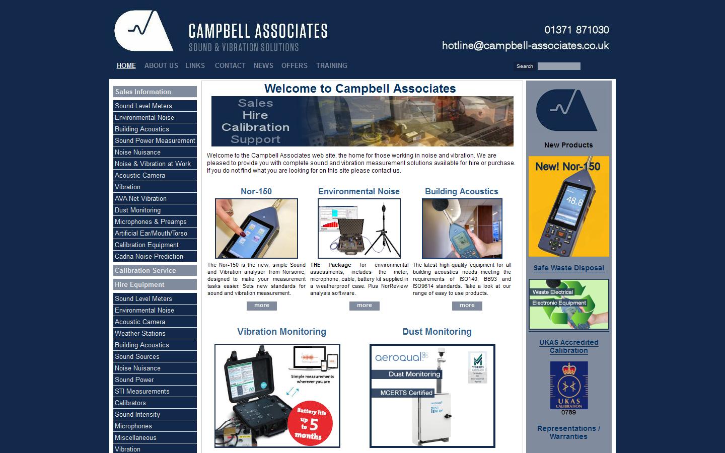 Campbell Associates Ltd Website