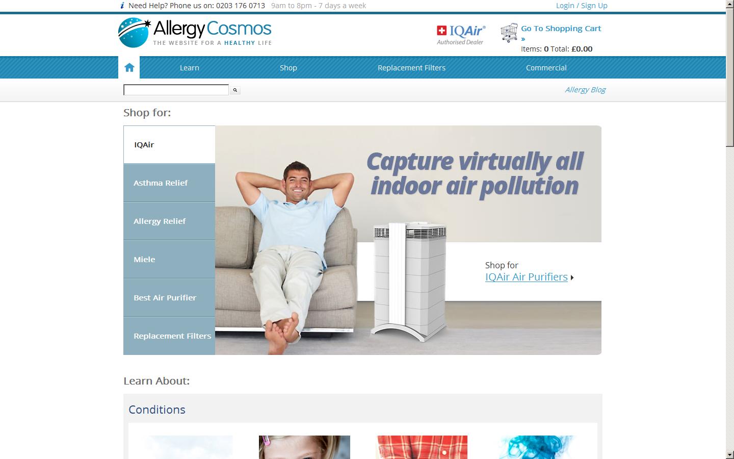 Allergy Cosmos Website
