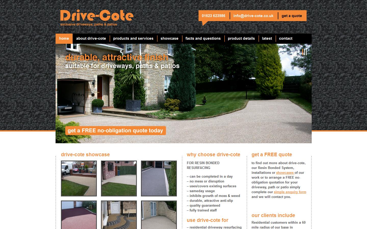 Drive-Cote Ltd Website