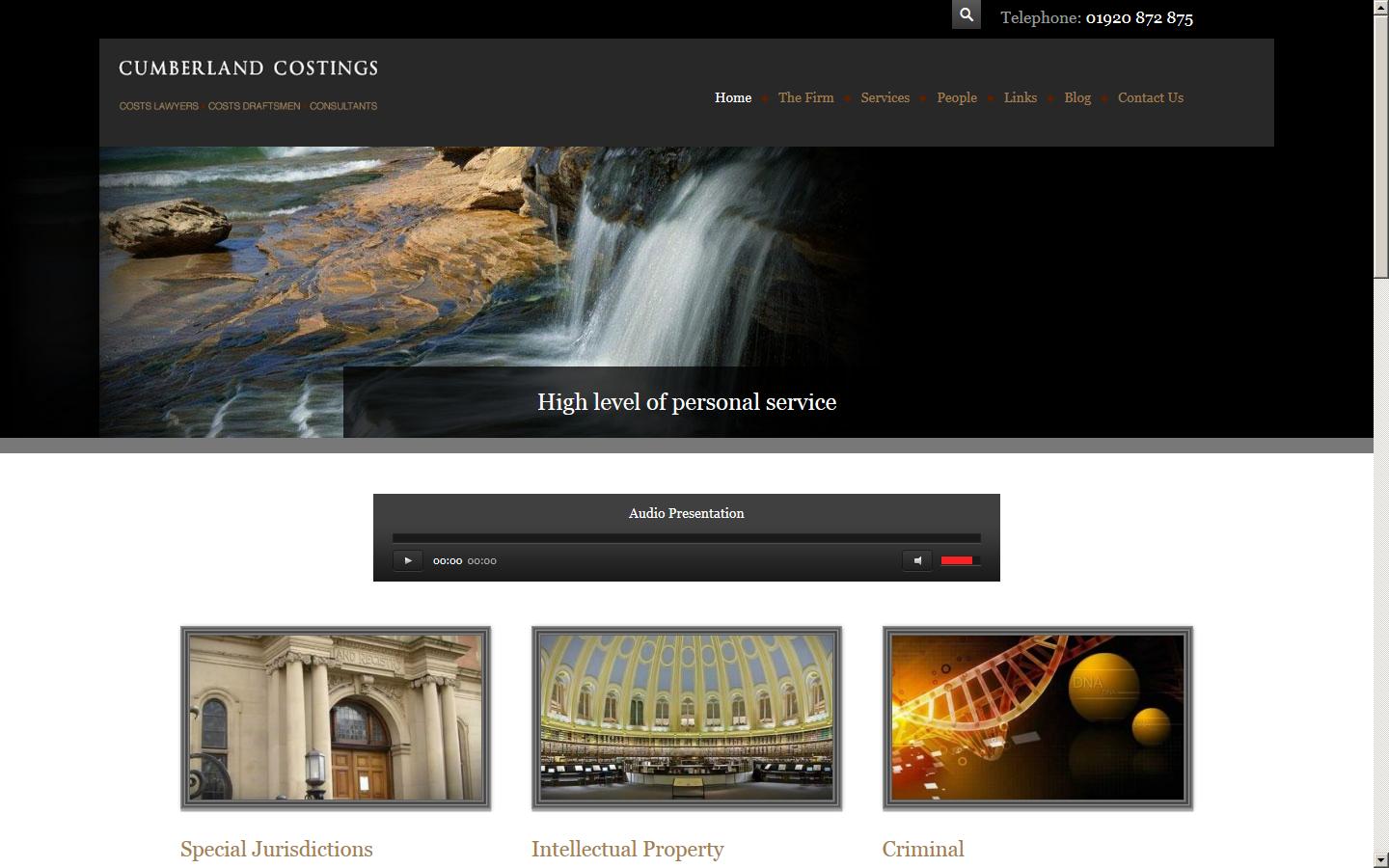 Cumberland Costings Website