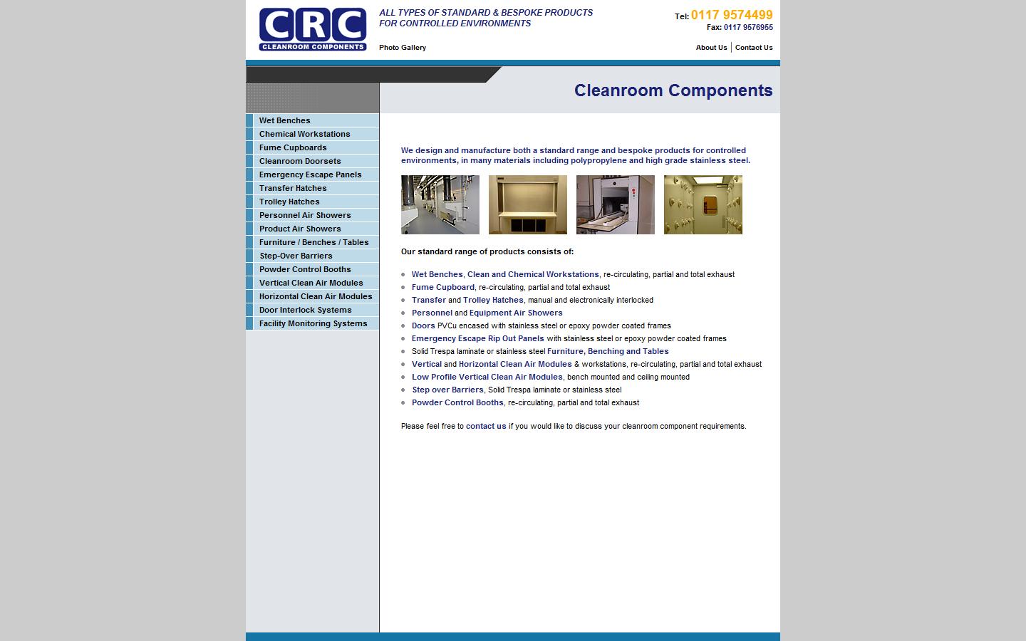 Perdune Ltd (Cleanroom Components) Website