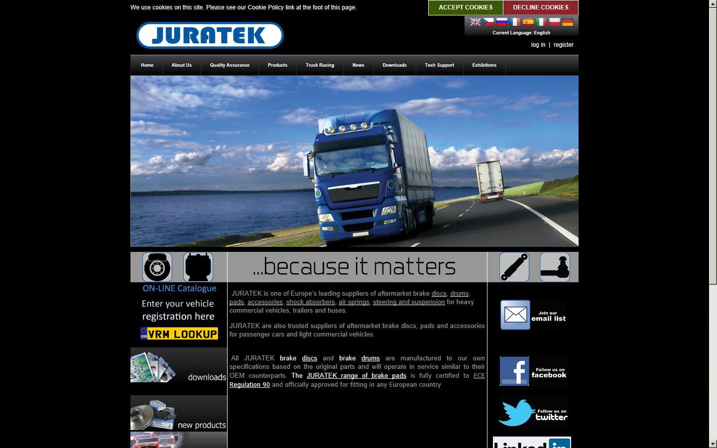 Juratek Ltd Website