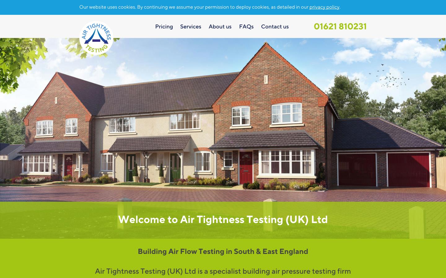 Air Tightness Testing (UK) Ltd Website