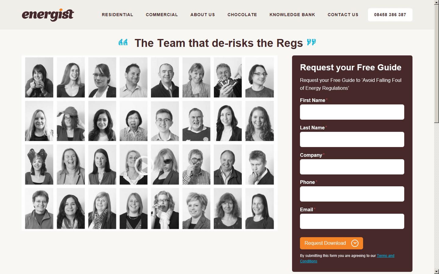 Energist UK Ltd Website